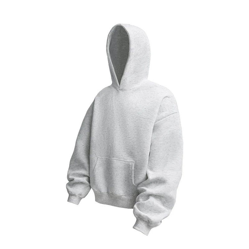 Unisex Oversize-Kapuzenpullover aus schwerer Fleecequalität mit Kängurutasche Nord Taschen