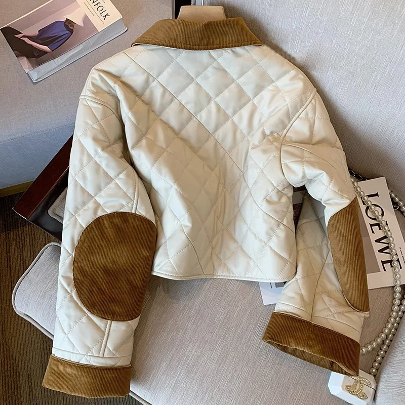 Damen Stilvolle gesteppte Übergangsjacke Nord Taschen
