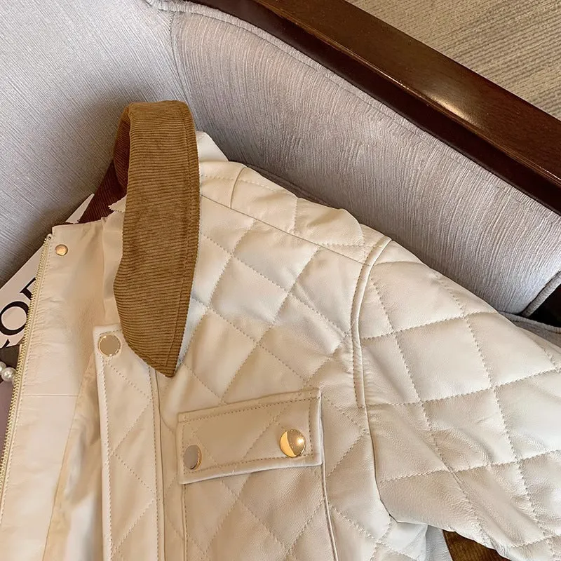 Damen Stilvolle gesteppte Übergangsjacke Nord Taschen
