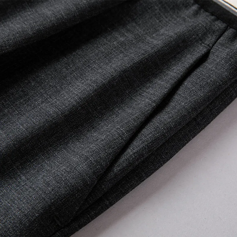 Damen Weite Anzughose mit sportivem Gummibund und Bundfalten Nord Taschen