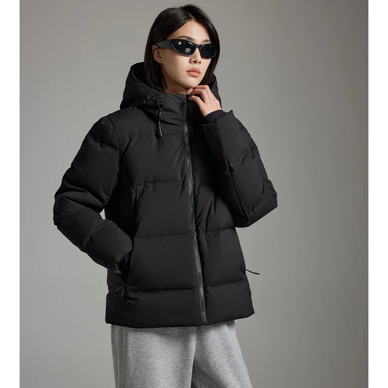 Damen Wattierte Winterjacke mit Kapuze, Thermo-Isolierung und winddichter Außenhülle Nord Taschen
