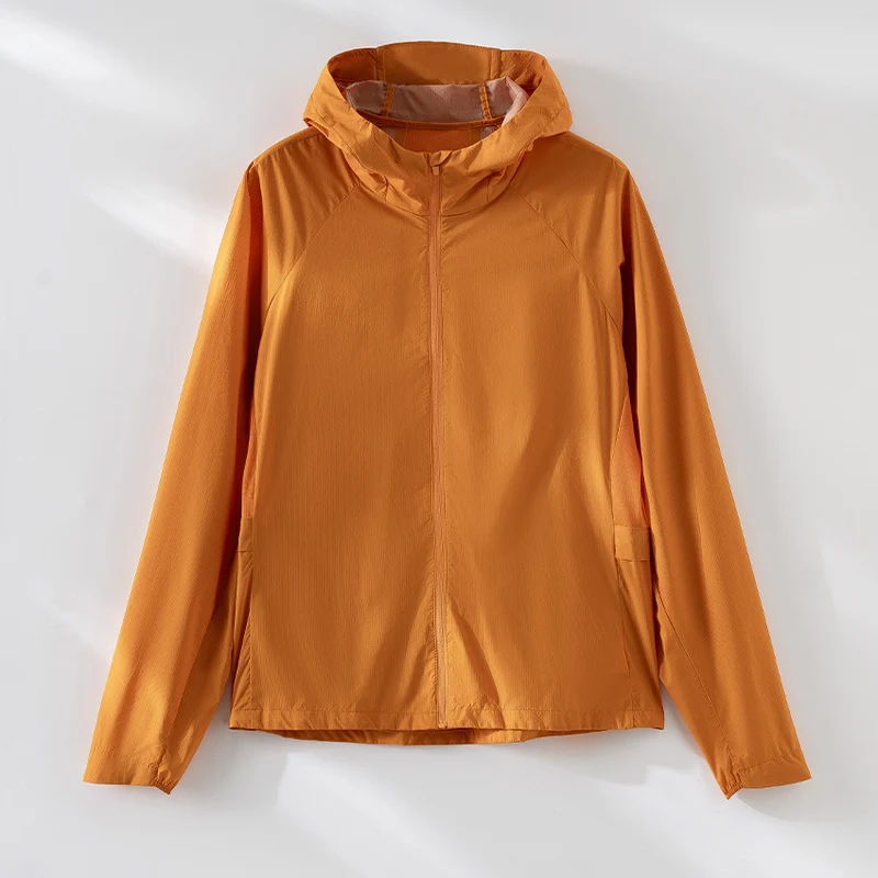 Damen ultraleichte Kapuzen-Schutzjacke aus Ripstop mit durchgehendem Reißverschluss Nord Taschen