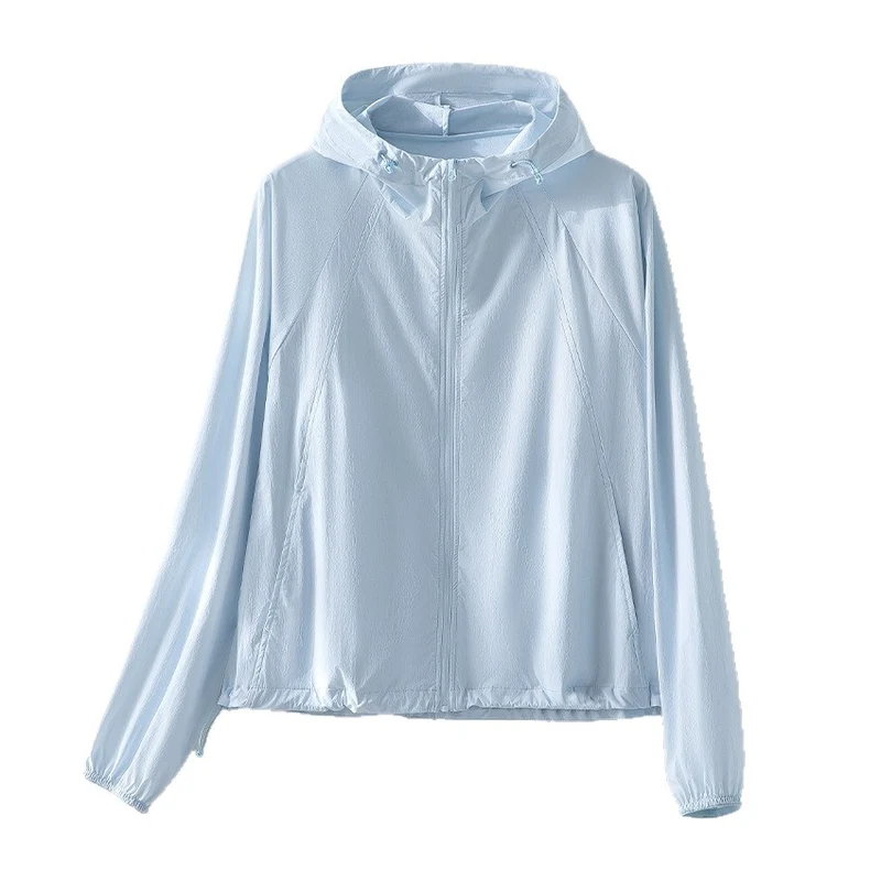 Damen Ultraleichte atmungsaktive Kapuzenjacke mit Raglanärmeln und Reißverschlusstaschen Nord Taschen