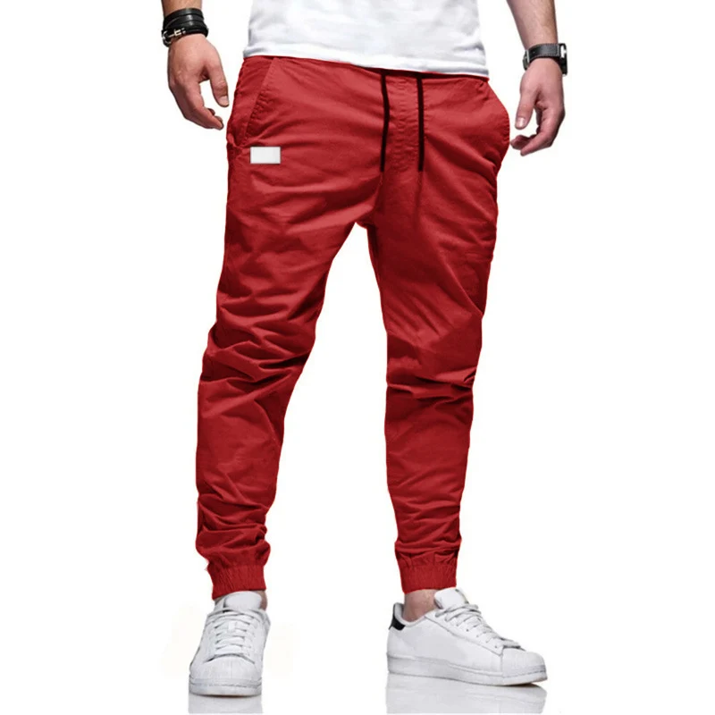 Herren Slim-Tapered Jogginghose mit Kordelzug, Eingrifftaschen und geripptem Knöchelabschluss Nord Taschen