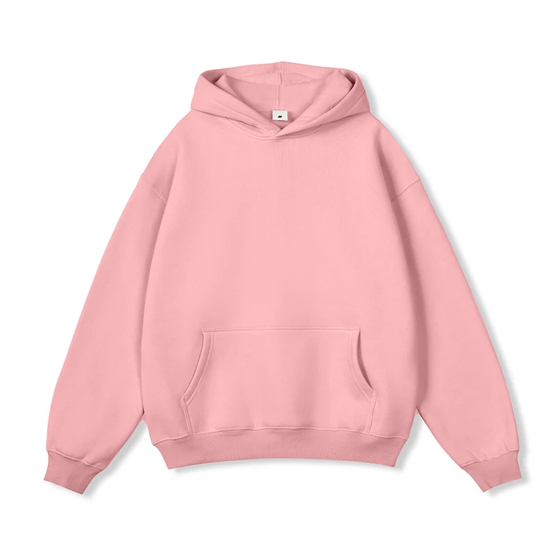 Unisex Oversize-Kapuzenpullover aus Baumwollmix mit Kängurutasche und gerippten Bündchen Nord Taschen
