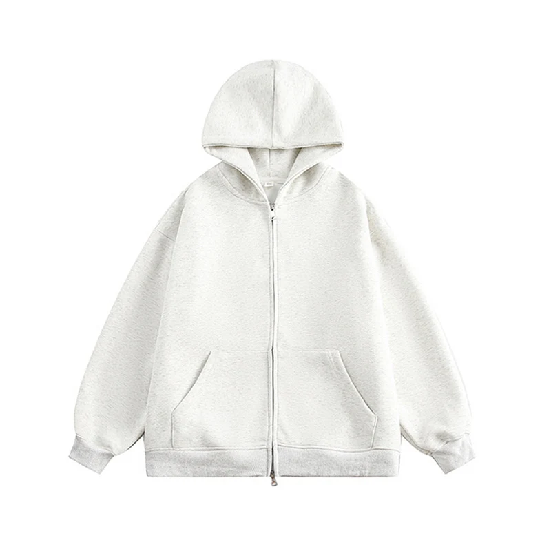 Unisex Oversize-Kapuzenjacke mit durchgehendem Reißverschluss und weichem Fleece-Innenfutter Nord Taschen