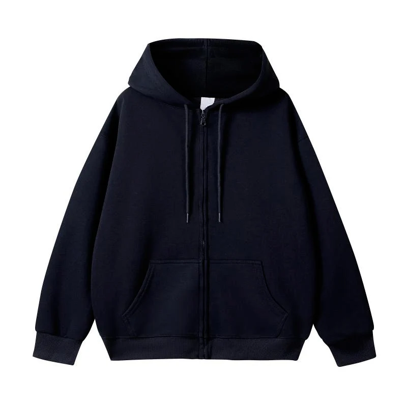 Unisex Oversize-Kapuzenjacke mit durchgehendem Reißverschluss und Kängurutasche Nord Taschen