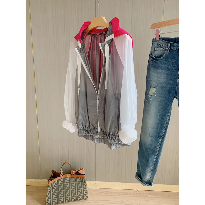 Damen Sportliche Übergangsjacke mit Kapuze Nord Taschen