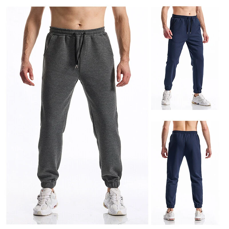 Herren Texturierte Jogginghose mit elastischem Bund, Tunnelzug und gebündeltem Beinabschluss Nord Taschen