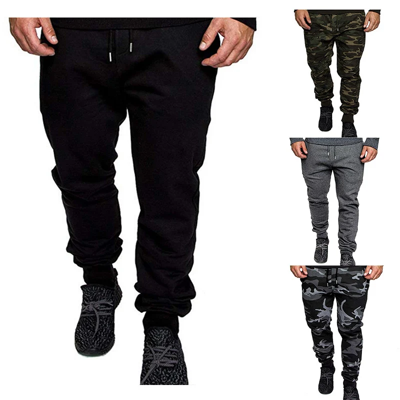 Herren Tapered Sweatpants aus Baumwollmix mit elastischem Bund, Tunnelzug und gerippten Bündchen Nord Taschen