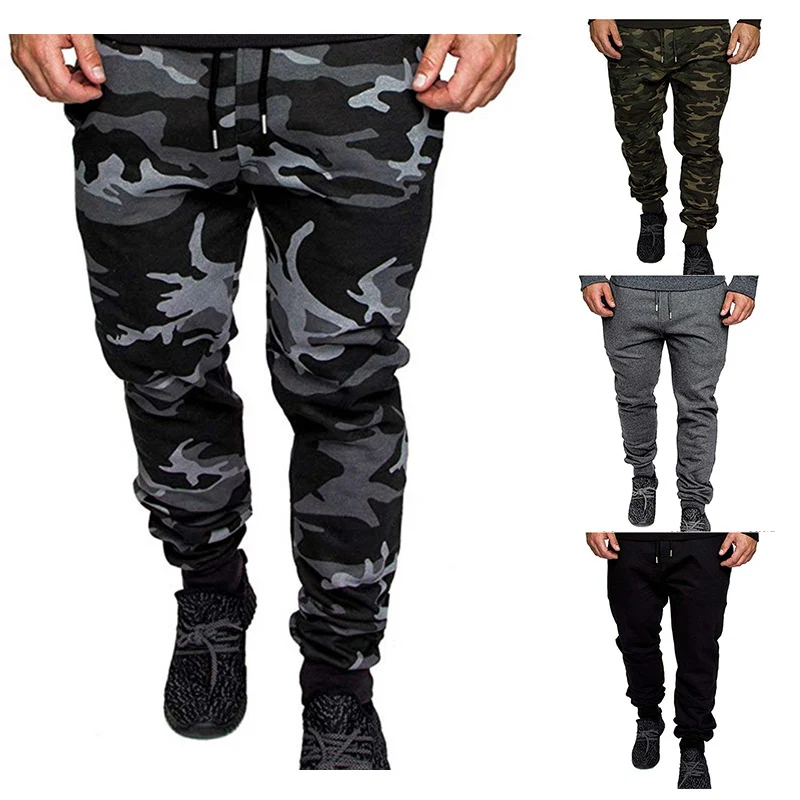 Herren Tapered Sweatpants aus Baumwollmix mit elastischem Bund, Tunnelzug und gerippten Bündchen Nord Taschen