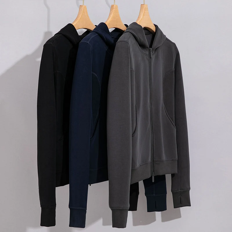 Damen Breite Baumwoll-Frottee-Loungehose mit hohem Bund und Tunnelzug Nord Taschen