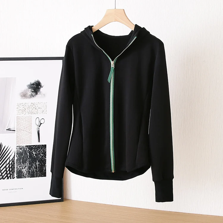 Damen Sportliche Jacke mit Kapuze Nord Taschen