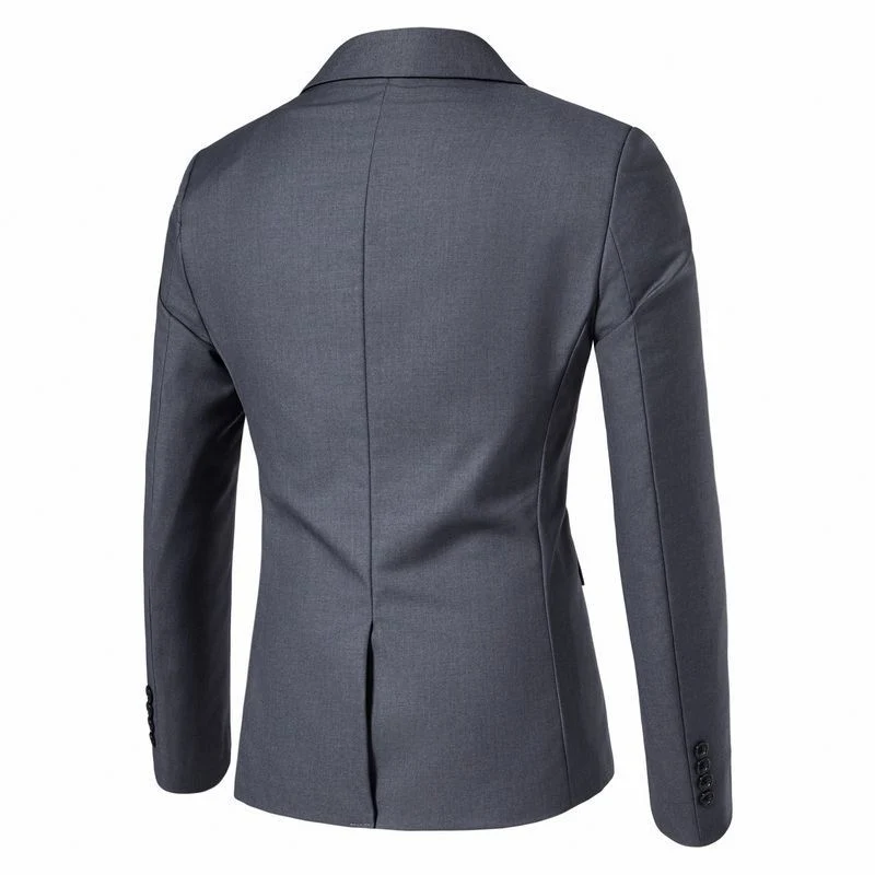 Herren Tailliertes Sakko mit passender Weste und schlanker Business‑Silhouette Nord Taschen