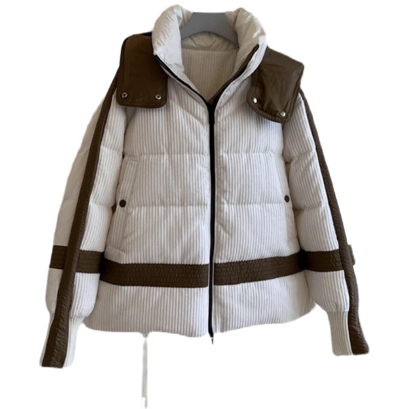 Damen Urbaner Steppmantel mit hohem Kragen Nord Taschen