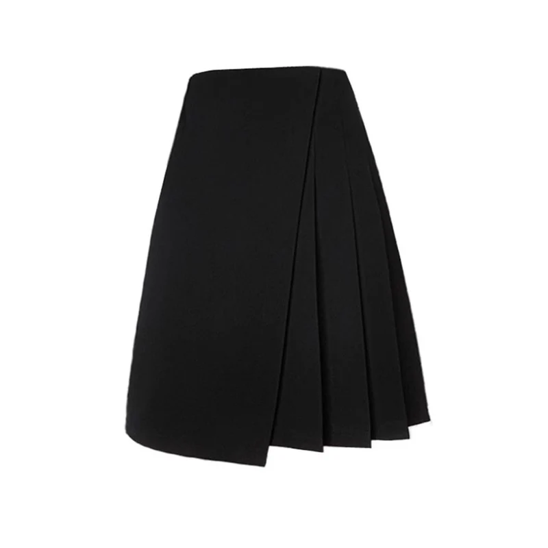 Damen Plissierter Minirock mit hoher Taille Nord Taschen