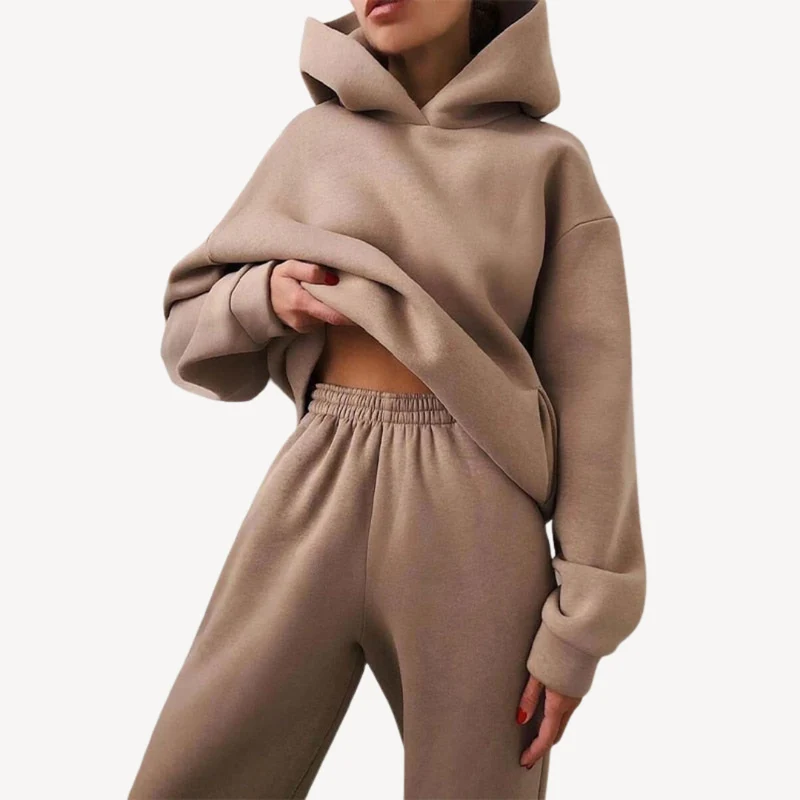 Damen Hoodie und Jogginghose Set