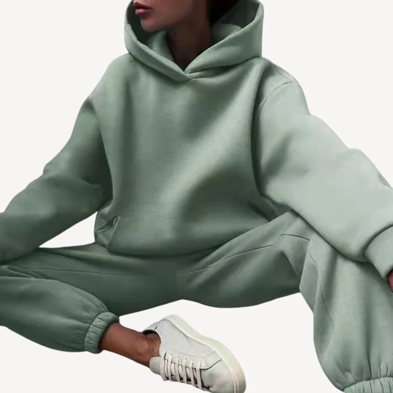 Damen Hoodie und Jogginghose Set
