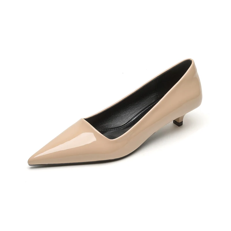 Damen elegante spitze Pumps mit komfortablem Blockabsatz