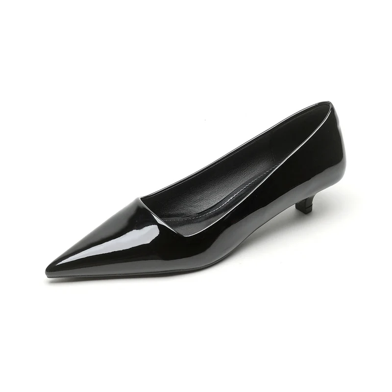 Damen elegante spitze Pumps mit komfortablem Blockabsatz