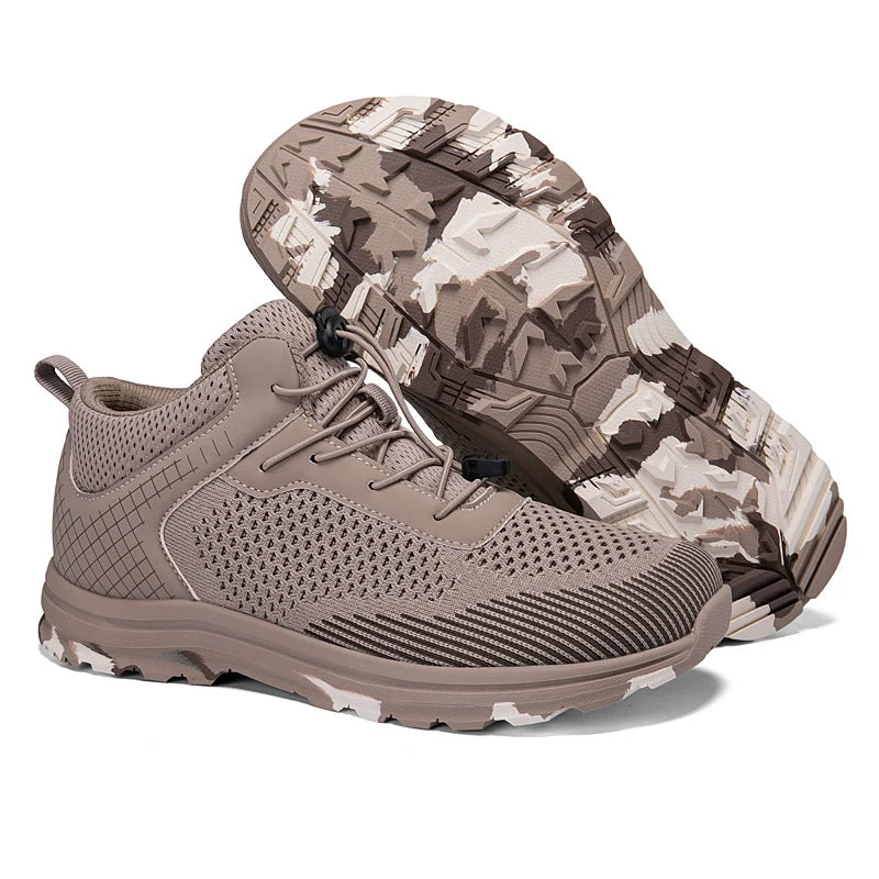 Herren Atmungsaktive Trail-Schuhe mit flexiblem Schnürsystem