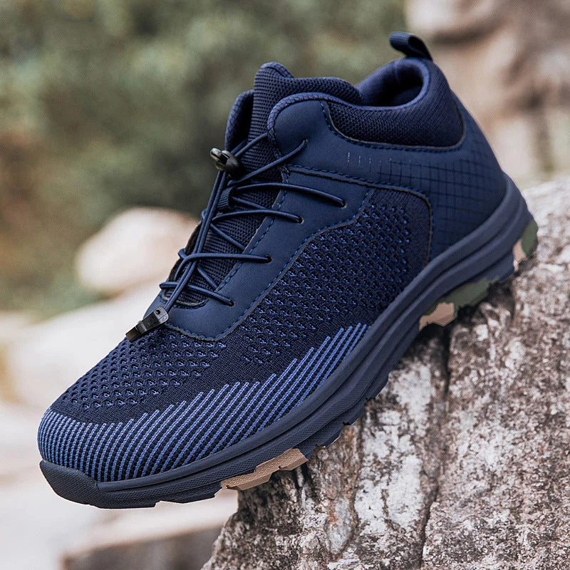 Herren Atmungsaktive Trail-Schuhe mit flexiblem Schnürsystem