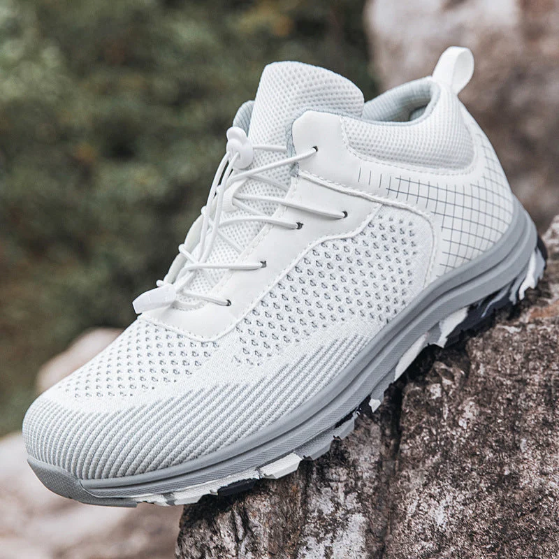 Herren Atmungsaktive Trail-Schuhe mit flexiblem Schnürsystem