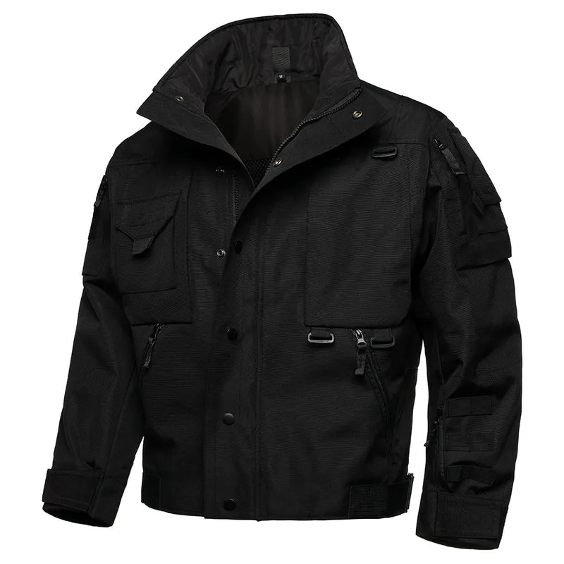 Herren Tactical Field Jacke mit Multi‑Taschen, verstellbaren Bündchen und wasserabweisender Ripstop‑Qualität Nord Taschen