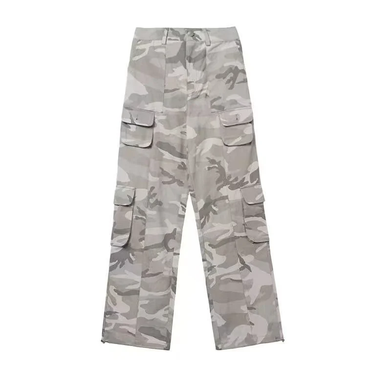 Herren Camouflage Cargo-Hose mit lockerer Passform Nord Taschen