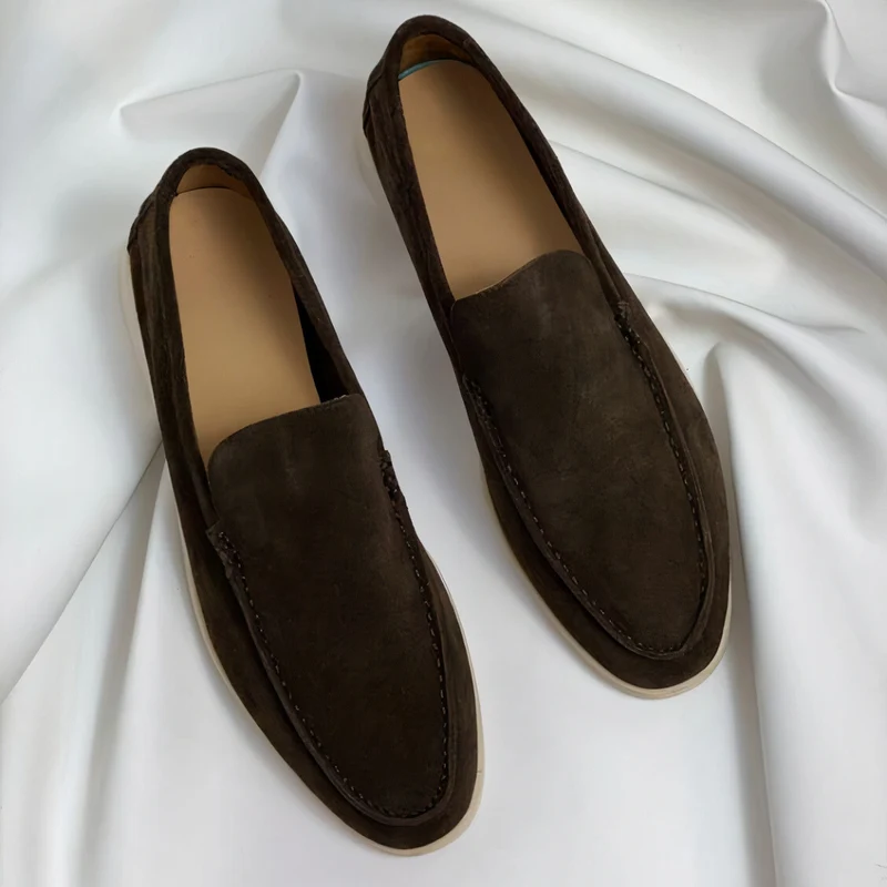 Vintage Leder Loafer für Herren Vittorelli