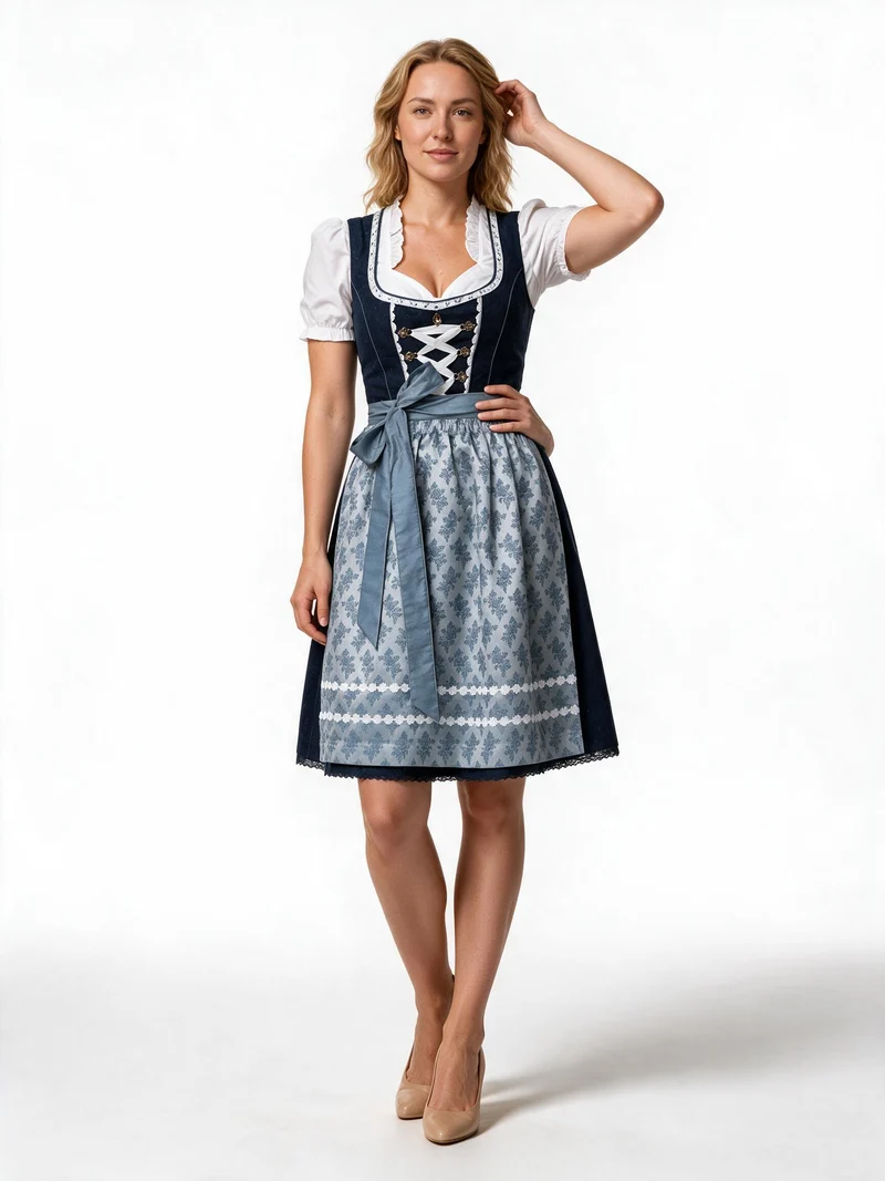 Traditionelles Kostüm für Frauen mit Schürze - Vittorelli