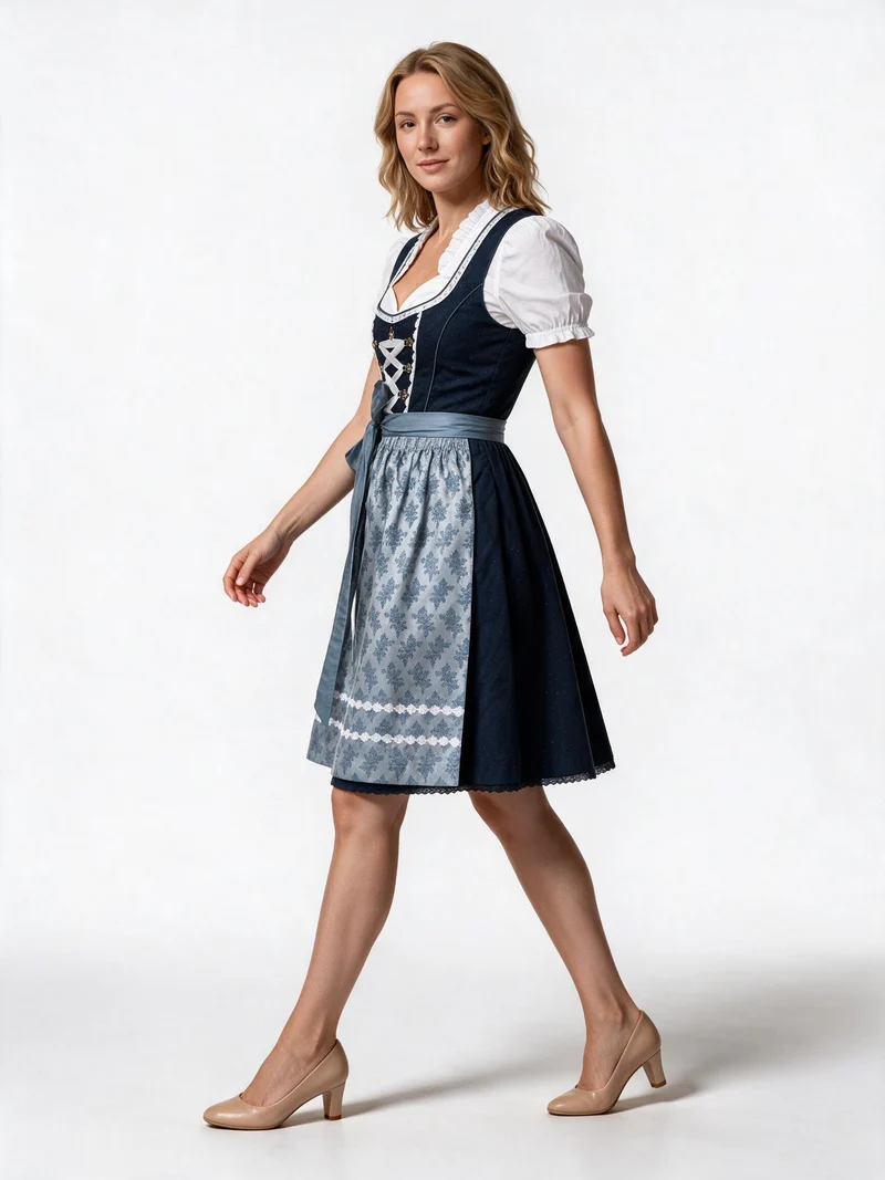 Traditionelles Kostüm für Frauen mit Schürze - Vittorelli