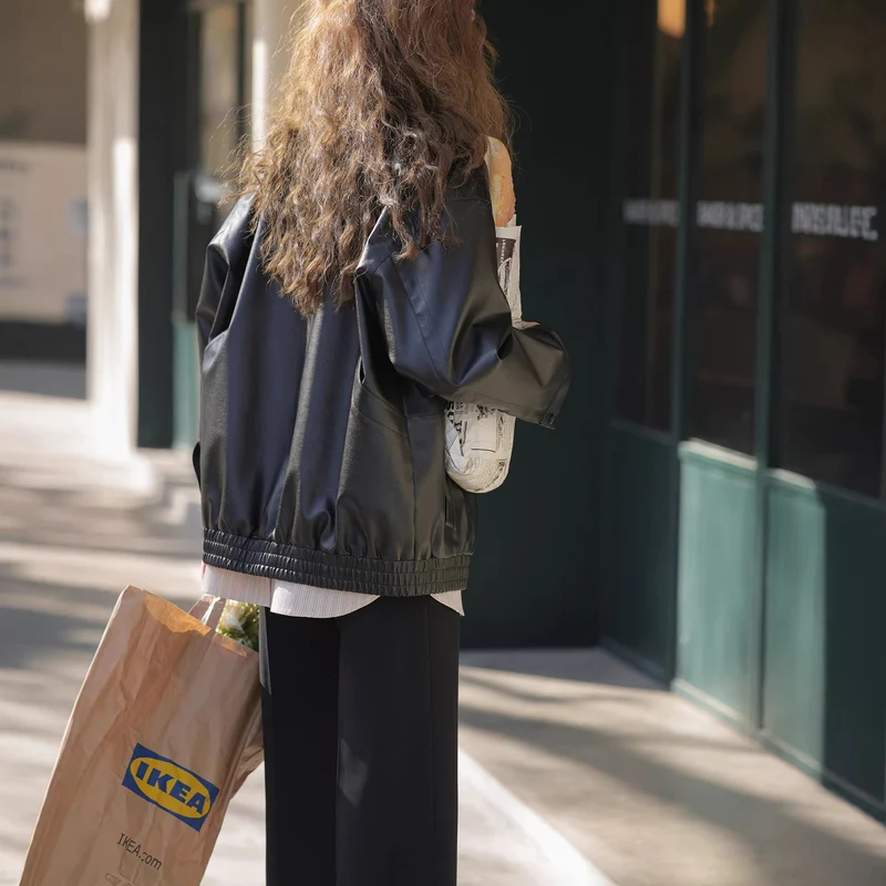 Damen Modische Übergangsjacke mit lockerer Passform Nord Taschen
