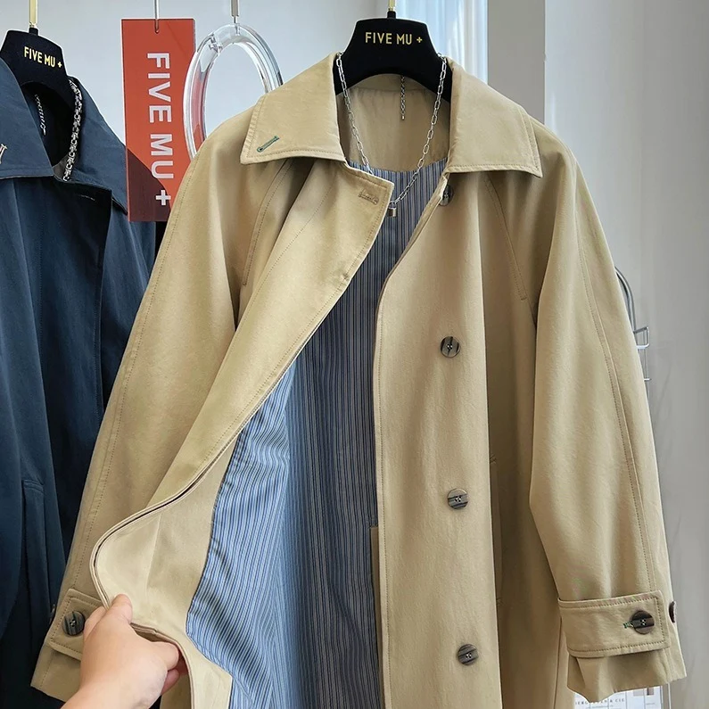 Damen Modischer Übergangsblazer mit Hochkragen Nord Taschen