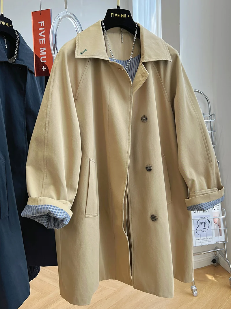Damen Modischer Übergangsblazer mit Hochkragen Nord Taschen