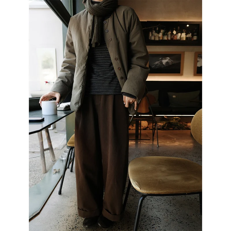 Damen Modische Übergangsjacke mit hohem Kragen Nord Taschen 1789269004