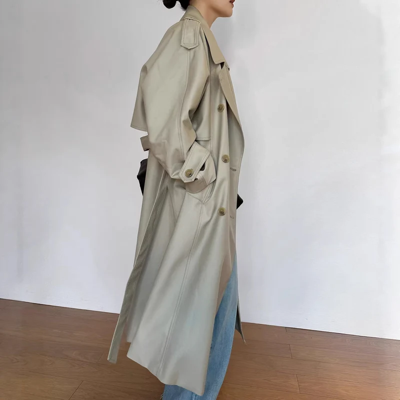 Damen Modischer Trenchcoat Nord Taschen