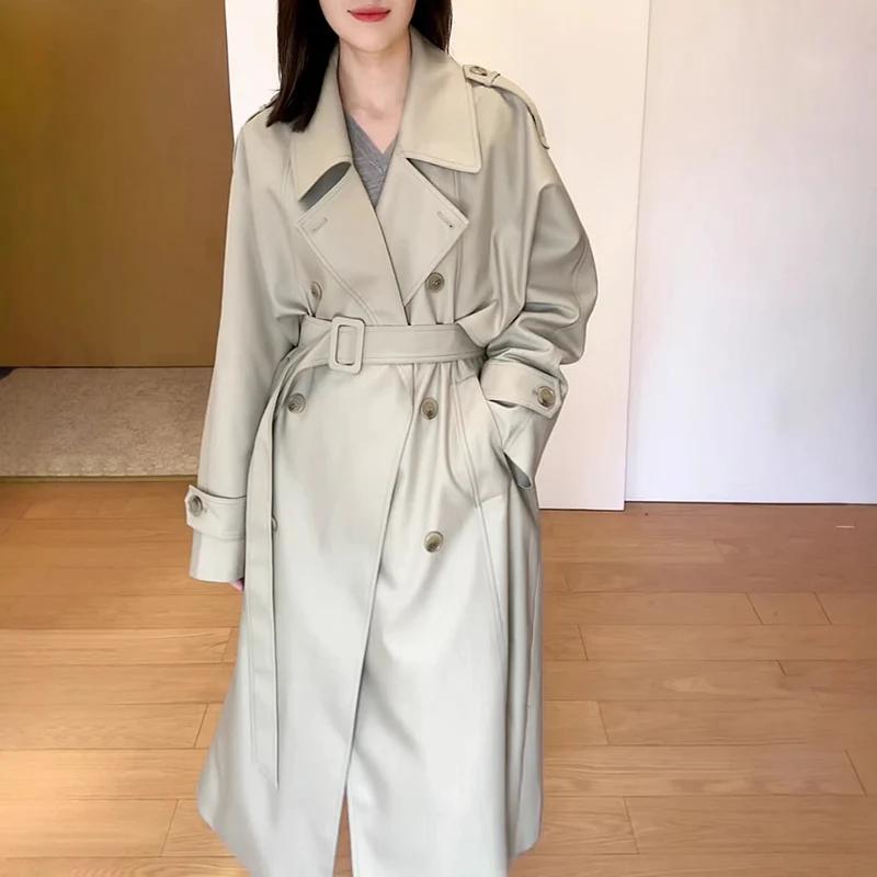 Damen Modischer Trenchcoat Nord Taschen