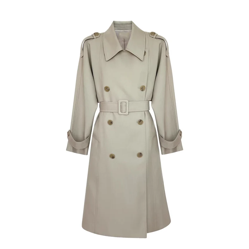 Damen Modischer Trenchcoat Nord Taschen