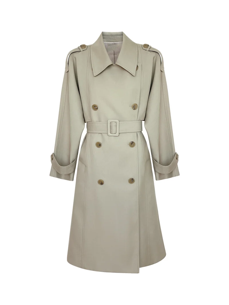 Damen Modischer Trenchcoat Nord Taschen