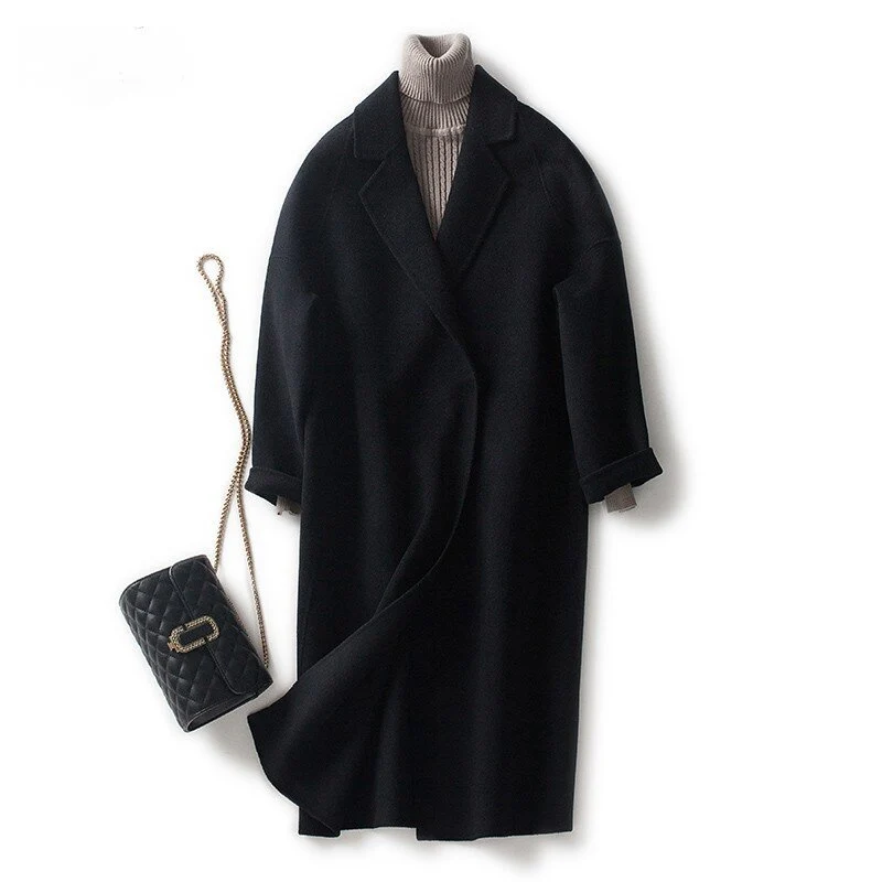 Damen Modischer Oversized-Mantel Nord Taschen