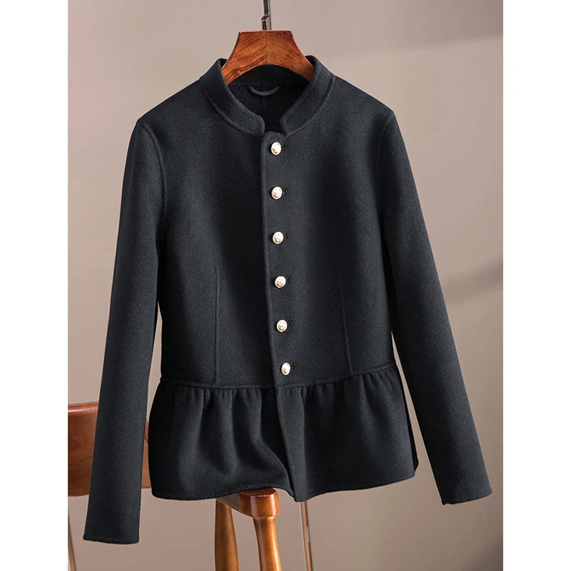 Damen Modische Blazerjacke mit peplum Schnitt Nord Taschen