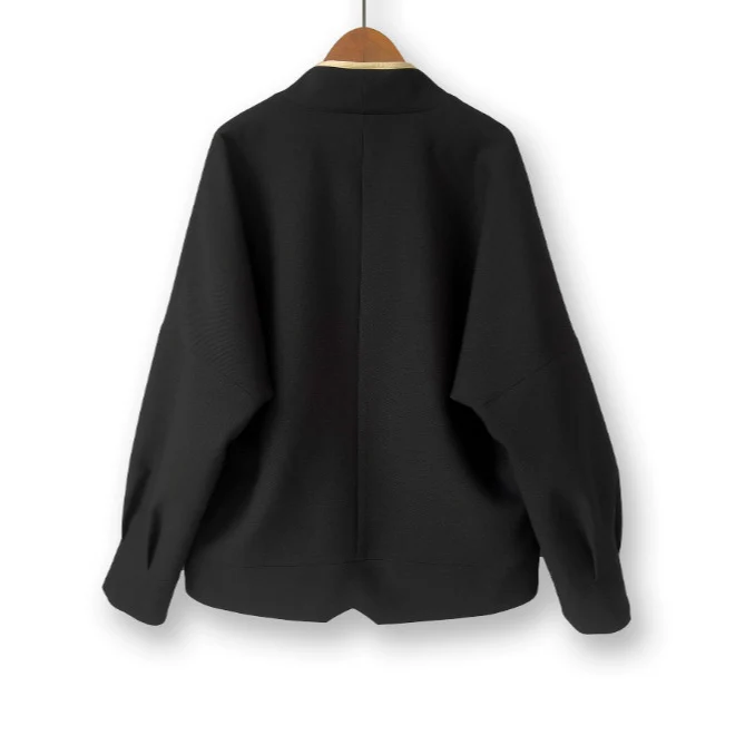 Damen Modische Blazerjacke mit eleganter Paspel Nord Taschen