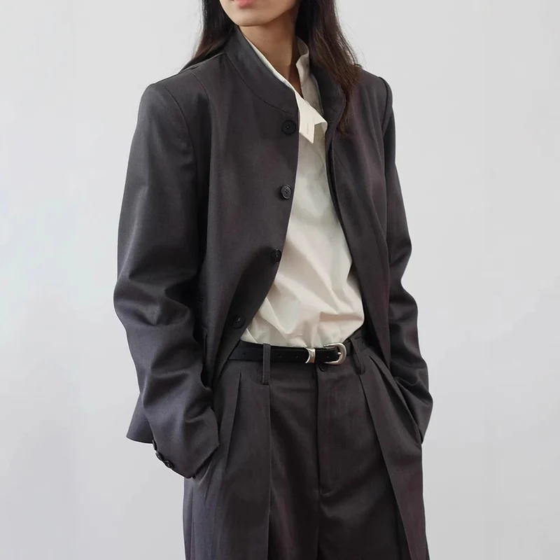 Damen Modische Blazerjacke Nord Taschen