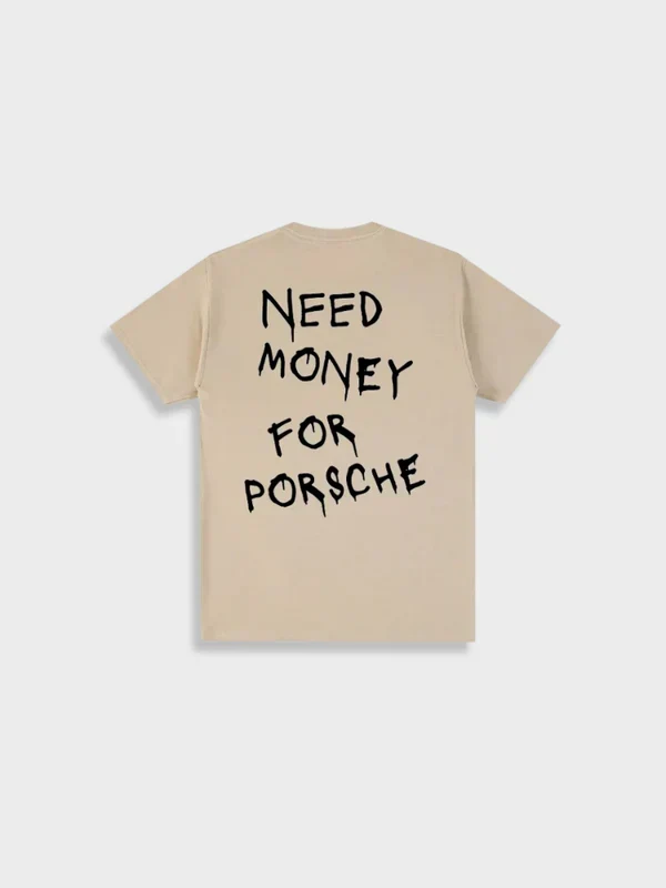 Geld für ein Porsche-T-Shirt