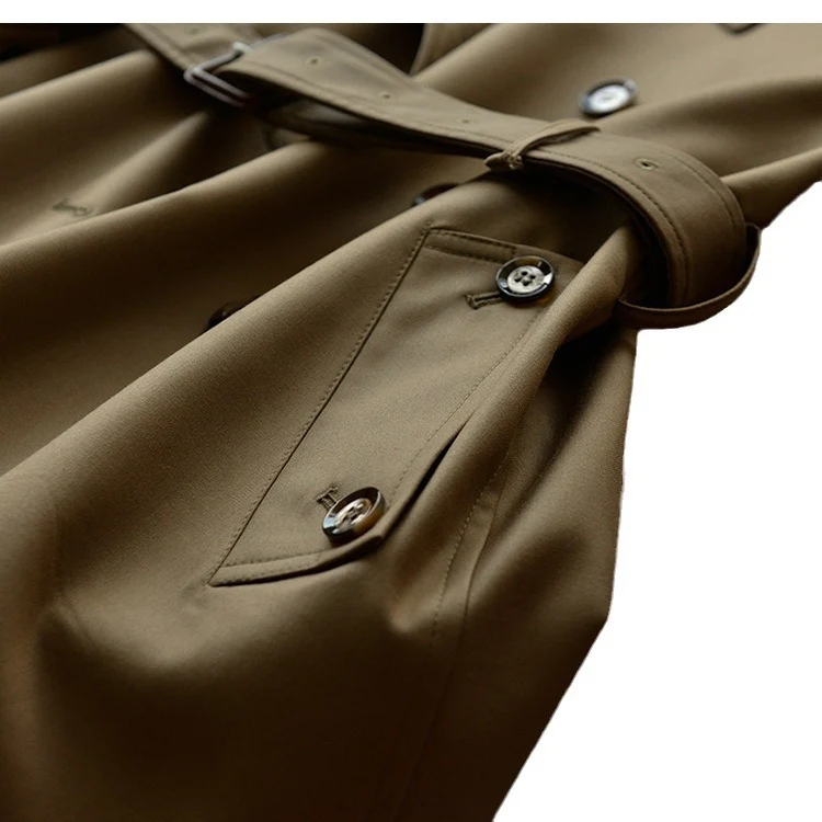 Damen Modische Trenchjacke mit Taillengürtel Nord Taschen 1789268628