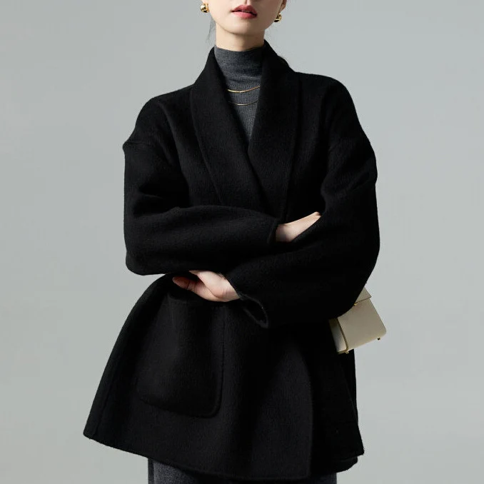 Damen Modischer Oversized-Blazer mit praktischen Taschen Nord Taschen