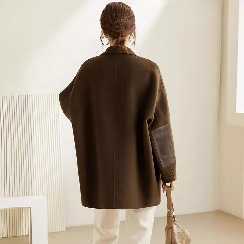 Damen Moderner Oversized Blazer Nord Taschen