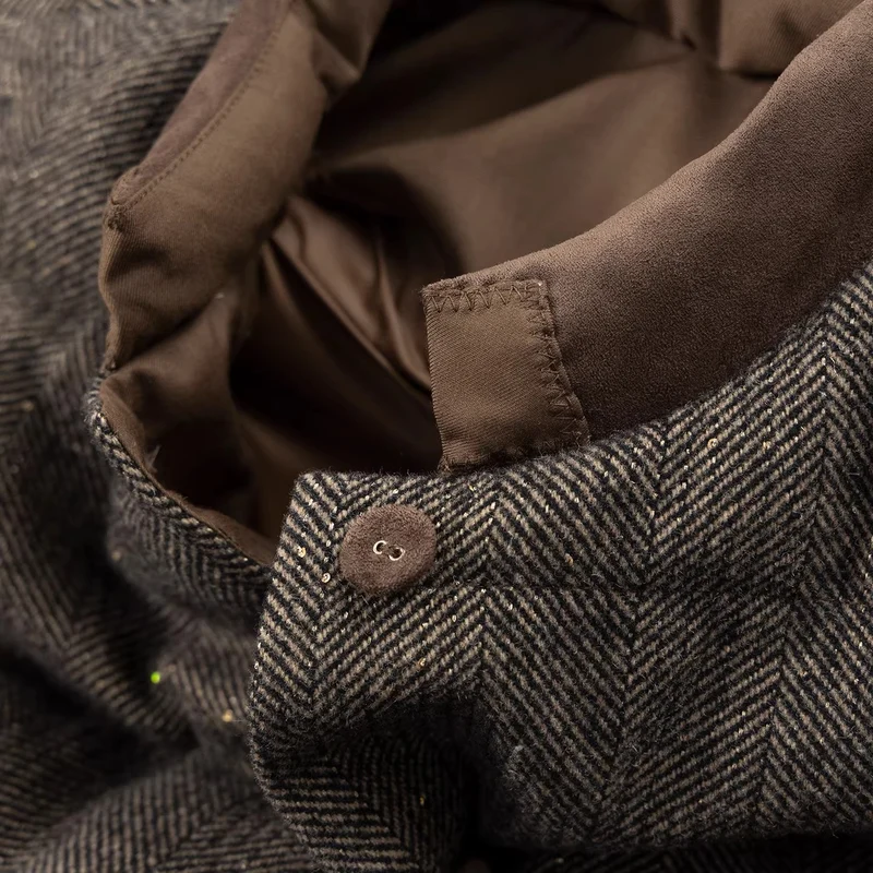 Damen Modische Steppweste Nord Taschen
