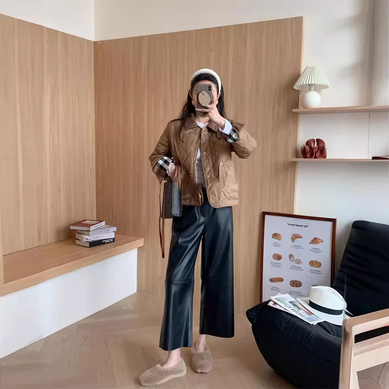 Damen Modische Steppjacke mit Taschen Nord Taschen